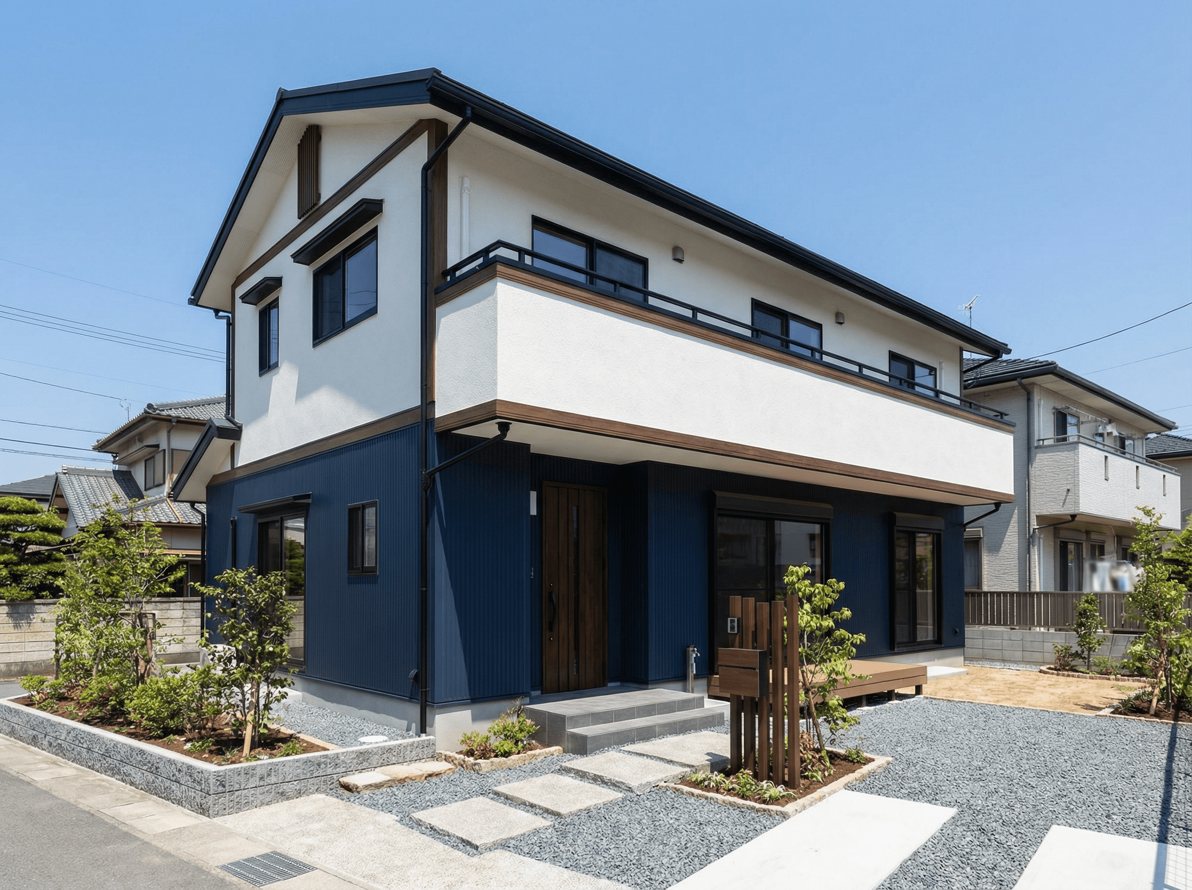 【延岡市I様邸】ドローンで外壁を調査したうえでの、無機塗料による塗装。