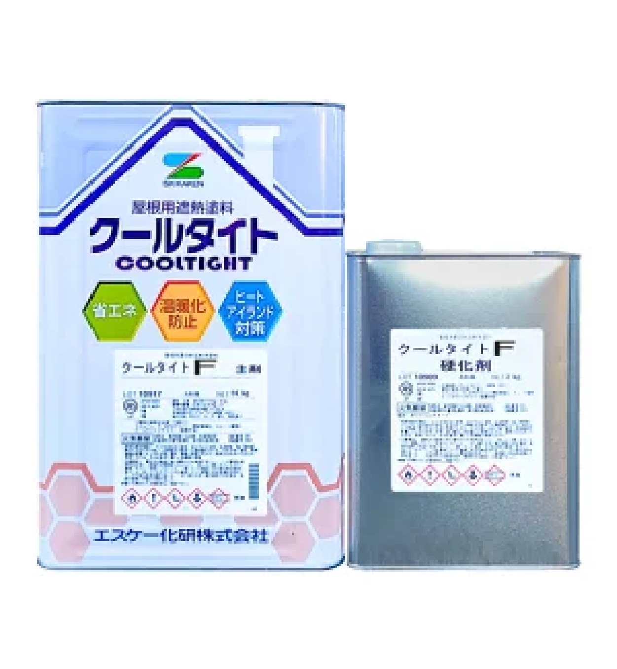 屋根塗料 クールタイトFの塗料缶