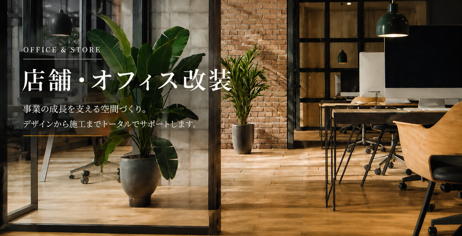 店舗・オフィス改装トップ画像